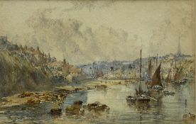 George Weatherill (British 1810-1890): Fishing Boats in the Lower Harbour Whitby