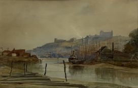 Albert George Stevens (Staithes Group 1863-1925): Whitehall and Upper Harbour Whitby