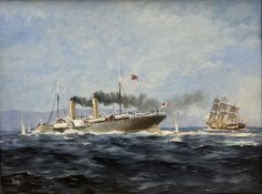 Colin Verity (British 1924-2011): American War Interest 'The Blockade Runner' - the Confederate Padd