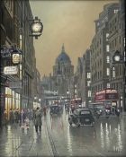 Steven Scholes (Northern British 1952-): 'Fleet Street London 1958'