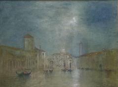 John Ruskin (British 1819-1900): Venice by Moonlight