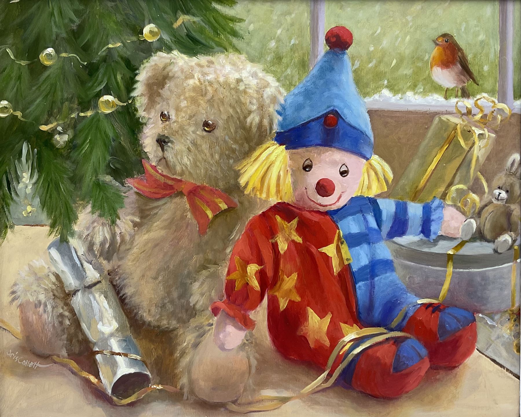 Iris Collett (British 1938-): Christmas Toys