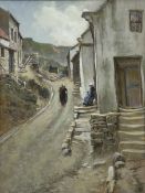 Thomas Barrett (Staithes Group 1845-1924): 'A View of Staithes'