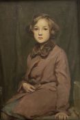 Percy Harland Fisher (British 1867-1944): 'Eileen' half length portrait