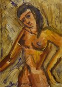 Sergie Mikhailovich Luppov (Russian 1893-1977): Female Nude