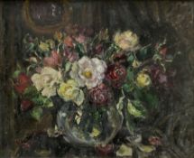 Emily Beatrice Bland (British 1864-1951): Still Life of Roses