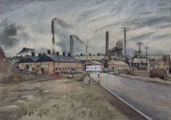 Alec Wright (British 1900-1981): 'Urlay Nook' Chemical Works near Stockton on Tees