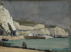 Norman Wilkinson (British 1878-1971): South Coast Harbour