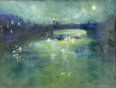 Shannon Morgan (USA 1966-): 'Starry Night over Lendal Bridge York'