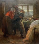 Ralph Hedley (Staithes Group 1851-1913): 'Time for Bed'