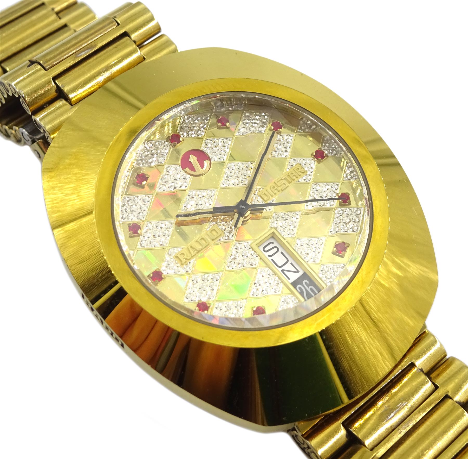 Rado DiaStar automatic gilt stainless steel wristwatch - Image 2 of 4