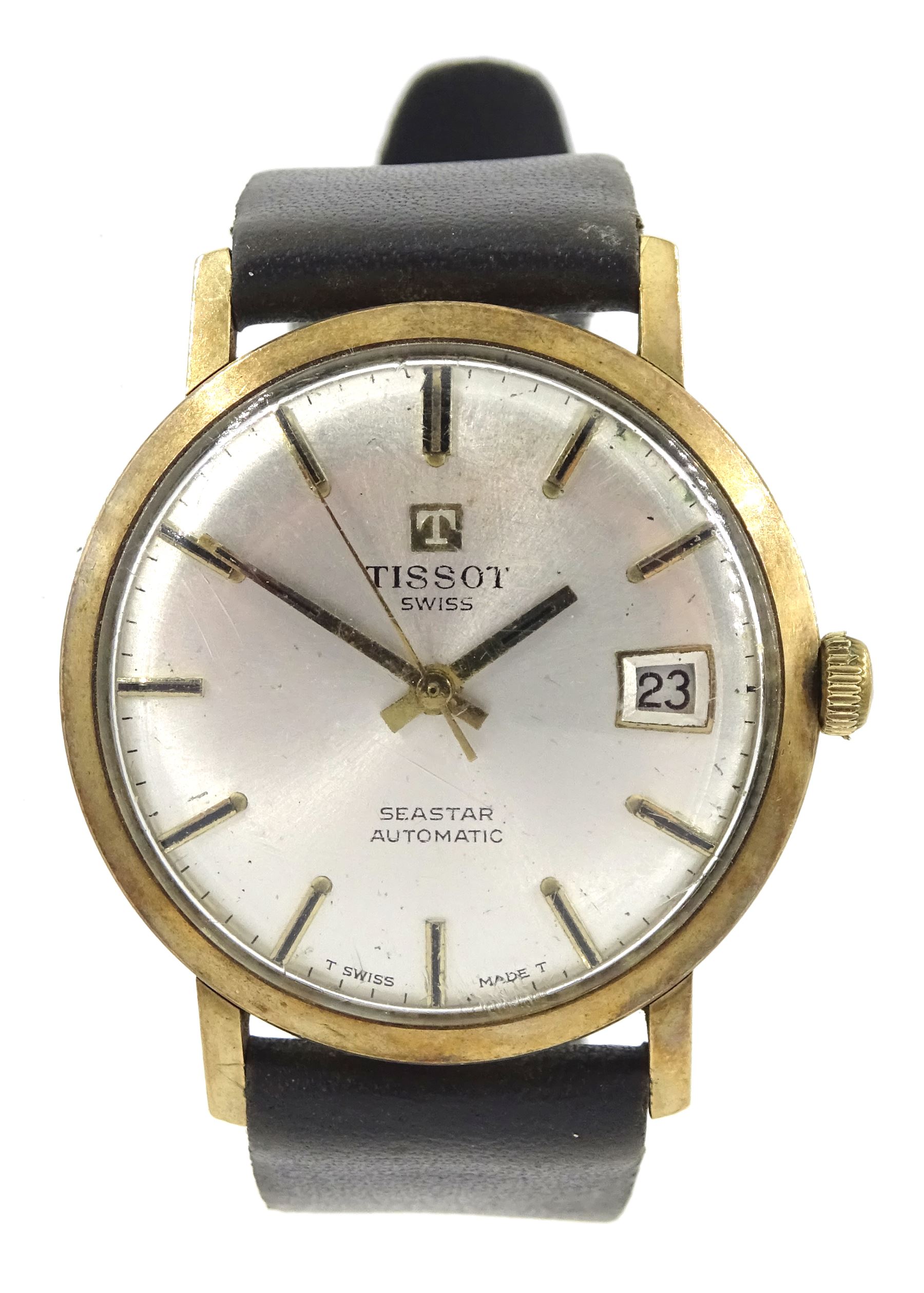 Tissot Seastar gentleman's automatic 9ct gold wristwatch
