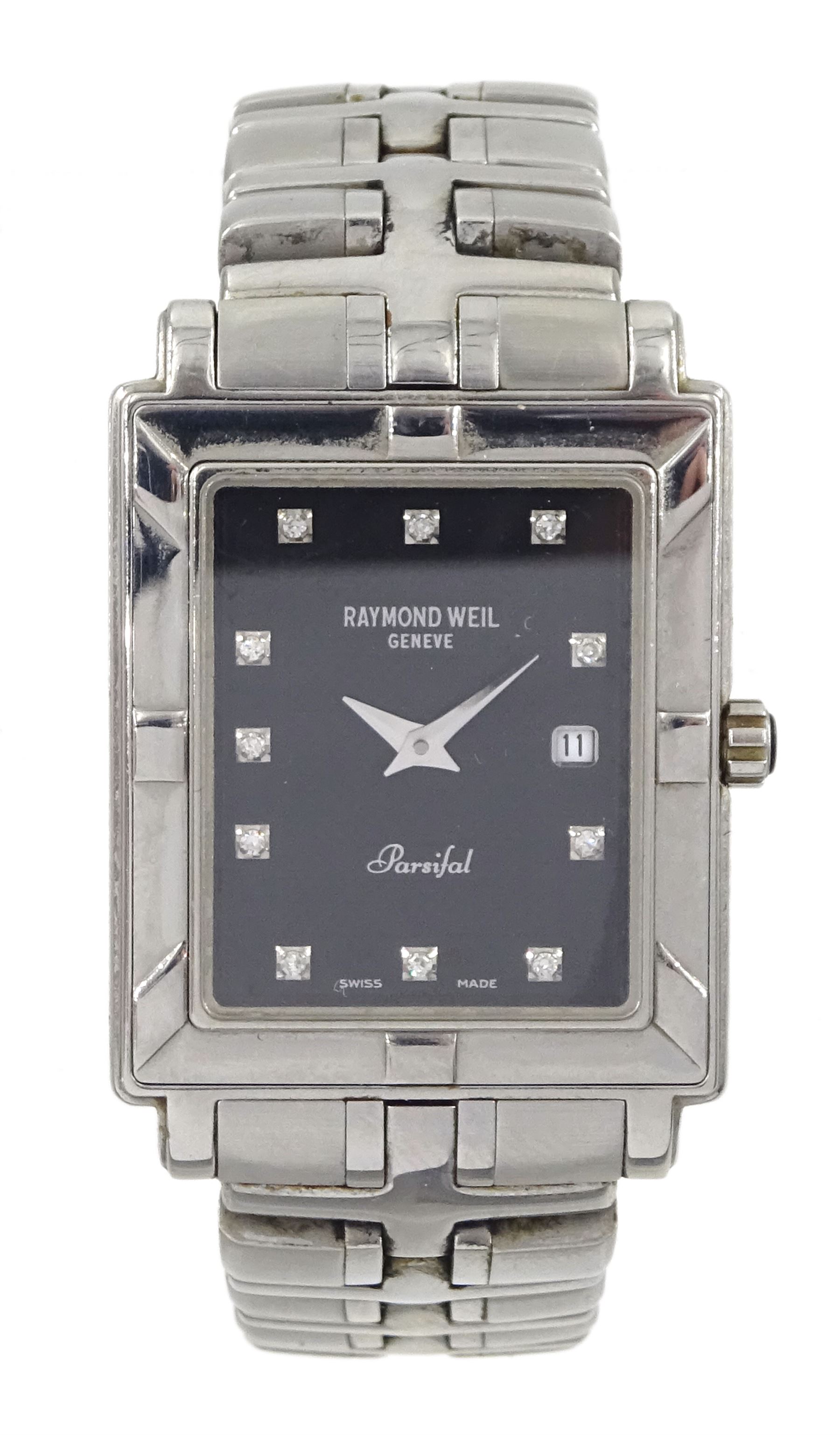 Raymond Weil Parsifal gentleman's stainless steel quartz wristwatch