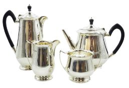 1940's silver four piece tea service