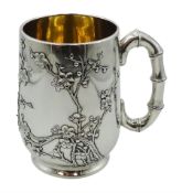 Late 19th/early 20th century Chinese export silver mug