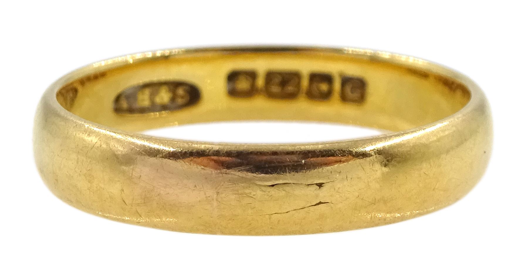 22ct gold wedding band