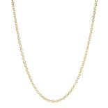 18ct gold link necklace hallmarked