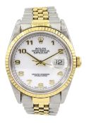 Rolex Oyster Perpetual gentleman's stainless steel and 18ct gold bracelet wristwatch