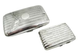 Early 20th century silver cigar case