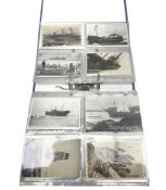 Edwardian and later postcards mostly relating to ships and the sea