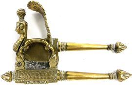19th Century Indian brass betel nut cutter