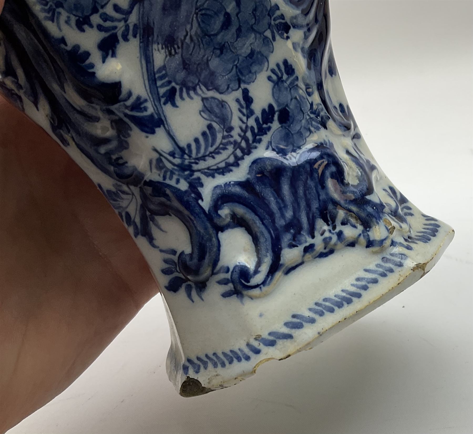 Pair of 19th century Delft blue and white vases - Image 11 of 16