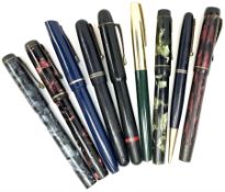 Collection of Vintage fountain pens