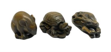 Three netsuke