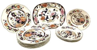 Masons dinner wares in Mandarin pattern