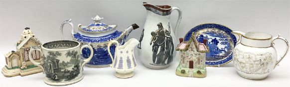 Collection of 19th century ceramics