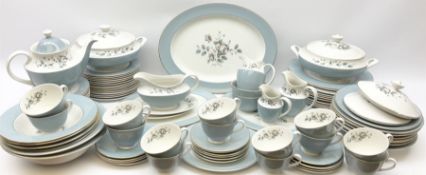 Royal Doulton Rose Elegans pattern tea and dinner wares