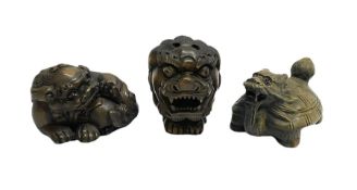 Three netsuke