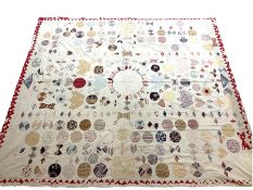 Large early Victorian patchwork quilt