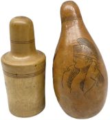 Engraved gourde