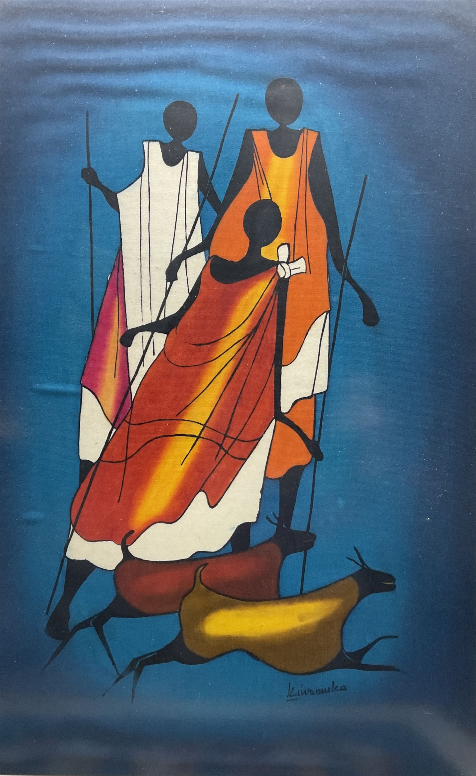 Kiwanuka (African 20th century): Tribal Scenes