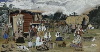 A R Price (British 19th/20th century): The Travellers