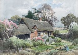 Henry John Sylvester Stannard (British 1870-1951): Country Cottage