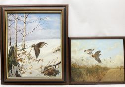 Colin Smith (British 20th century): Rural Birds in Flight