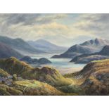 Frederick E Robertson (British 19th/20th century): Scottish Highland Landscape