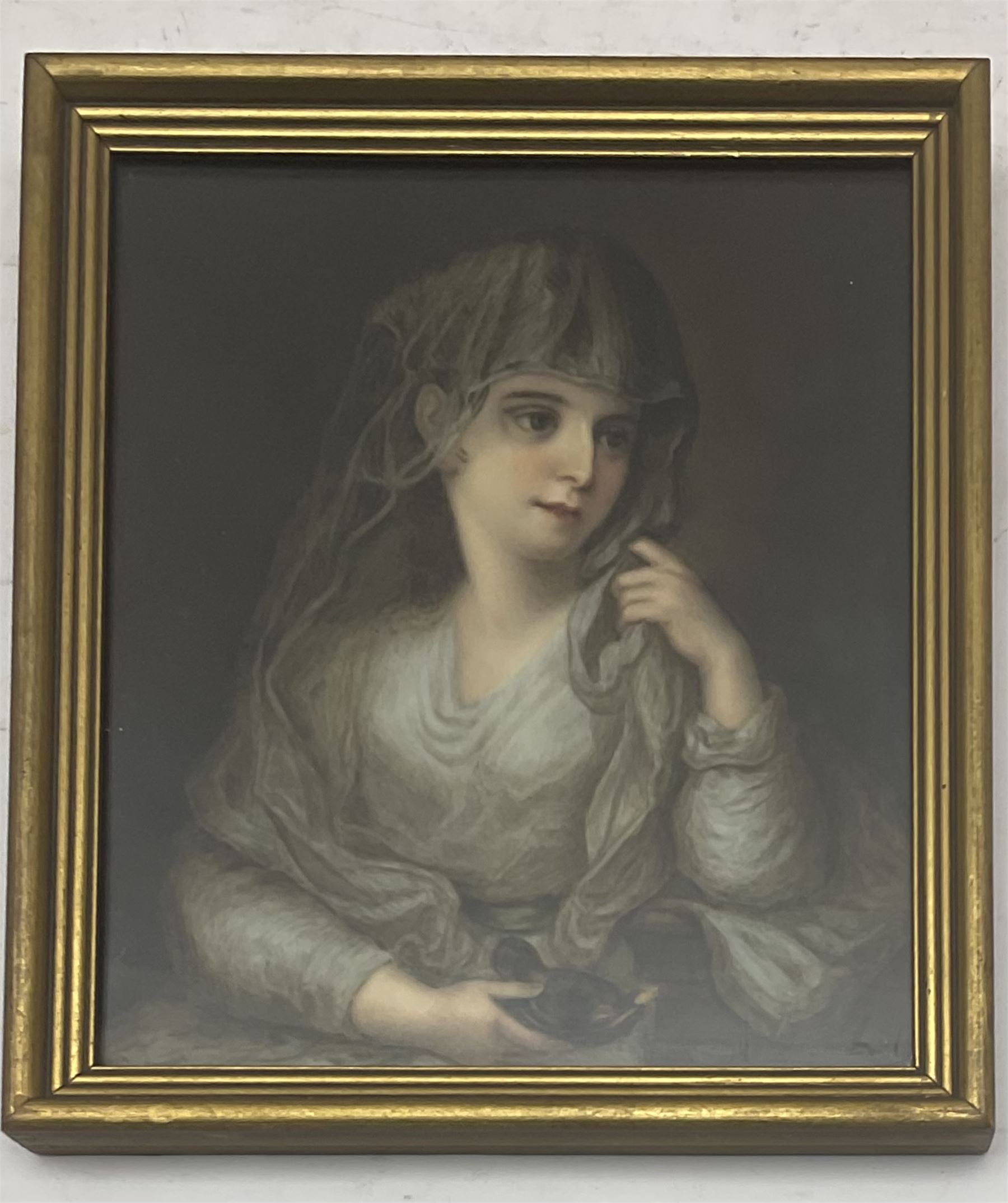 After Angelica Kauffman (Swiss 1741-1807): Portrait of a lady as Vestal Virgin - Image 2 of 3