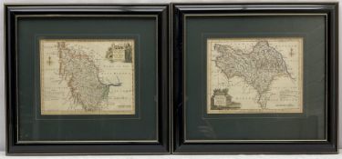 Joseph Ellis (British 18th century): 'A Modern Map of the West Riding of Yorkshire' and 'A Modern Ma