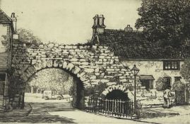 Edgar Lawrence Pattison (British 1872-1950): 'Newport Arch Lincoln'