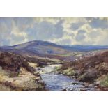 Barry Arthur Peckham (British 1945-): Highland Stream