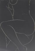 Eric Gill ARA (British 1882-1940): Female Lying on Side - Study from 25 Nudes