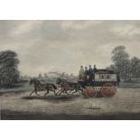 After James Pollard (British 1792-1862): 'The Taglioni Windsor Coach'; 'Royal Mail Coach'; 'The Roya