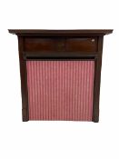 Early 20th century mahogany fire surround