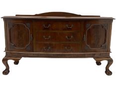 Early 20th century mahogany bow front sideboard