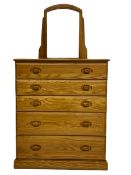 Heritage furniture Ercol style elm chest