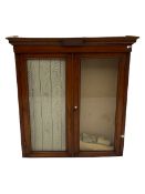 19th century mahogany bookcase top