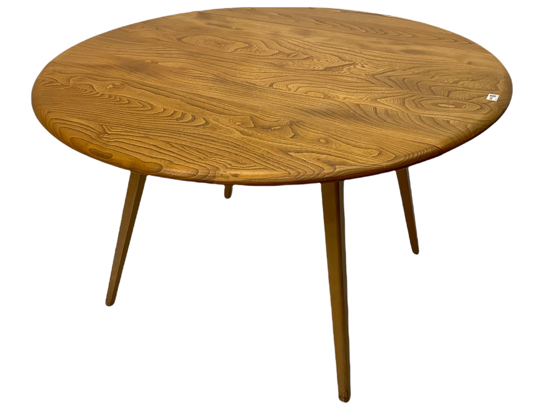 ercol elm and beech dining table - Image 6 of 15